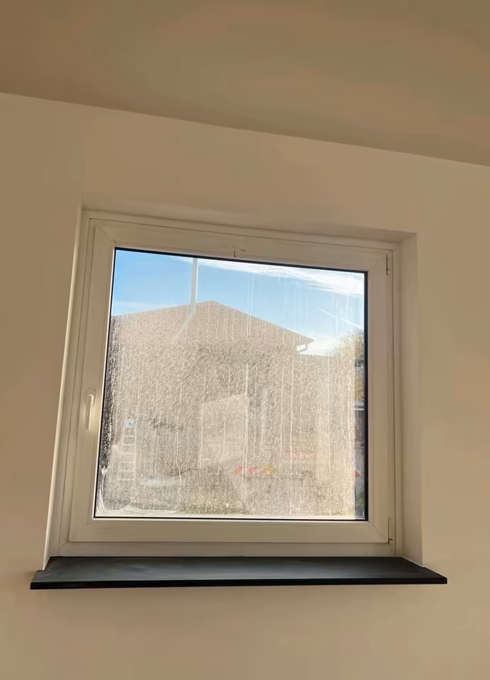 Fenster vor der Reinigung